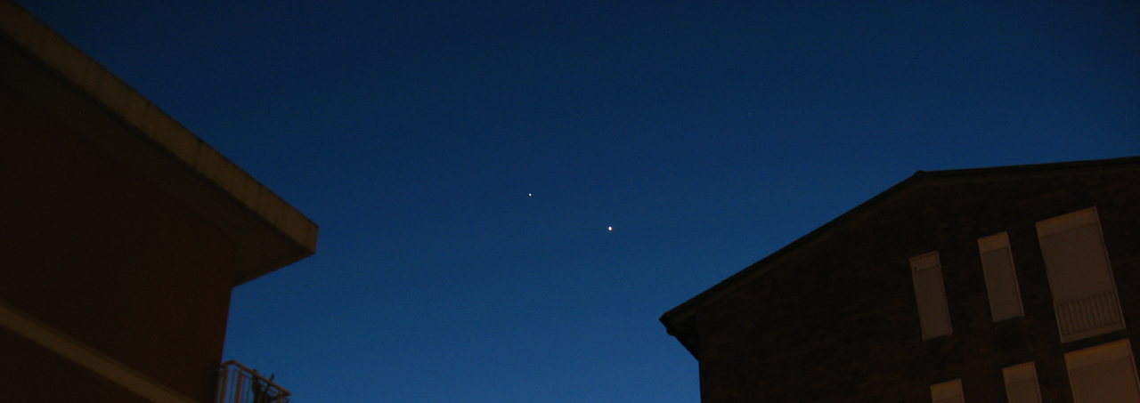 Congiunzione Giove Venere - Alessandro
